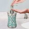 Liquid Soap Dispenser Pump Bottle | Bathroom & Kitchen | Holds Soap, Lotion & Sanitizer | Mosaic/Steel